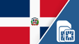 SIM Card – Travel connectivity for Dominican Republic. Image featuring the Dominican Republic flag and a SIM card icon.