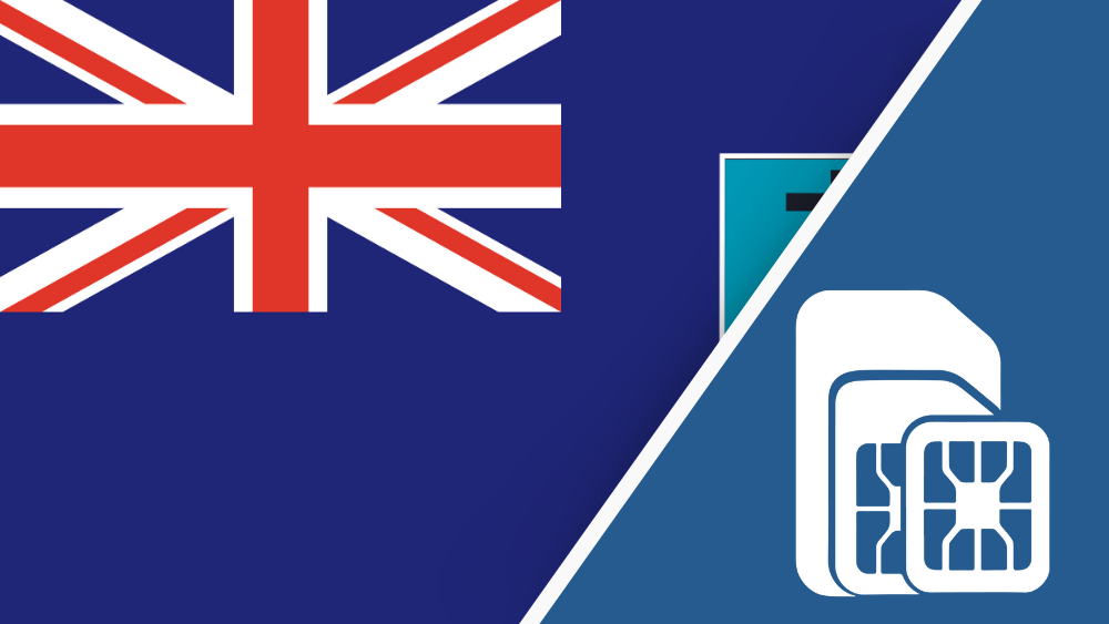 Montserrat SIM Card – Travel connectivity for Montserrat. Image featuring the Montserrat flag and a SIM card icon.