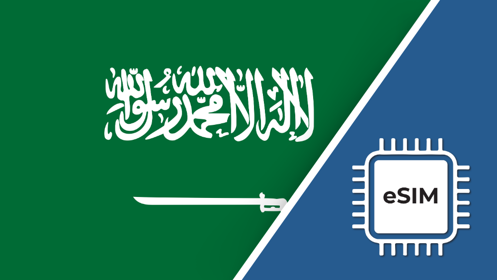 Prepaid-Reise-eSIM für Saudi-Arabien