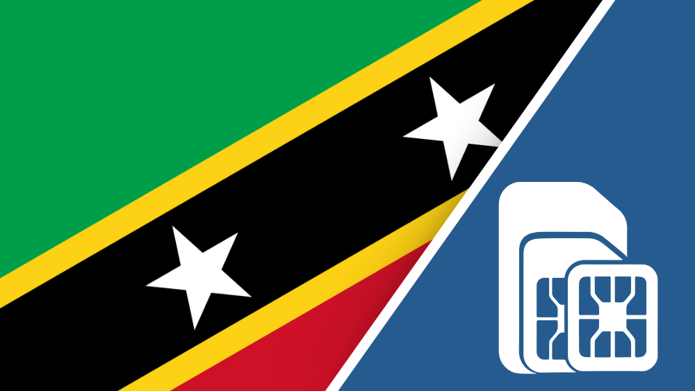 Carte SIM de Saint-Kitts-et-Nevis