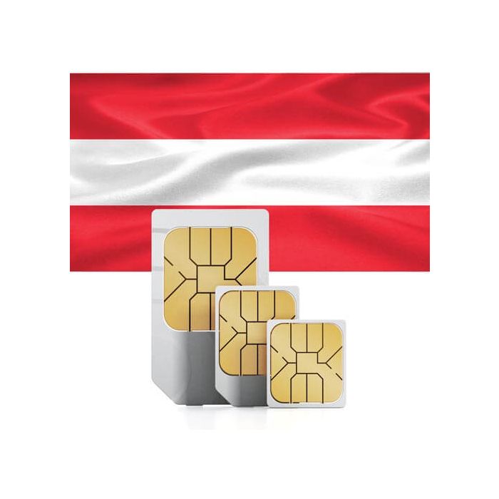 Austria Prepaid Travel SIM Card (Data, Calls & SMS Plans)